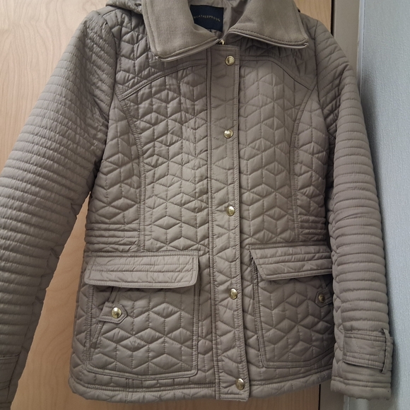 Weatherproof Quilted Bomber Jacket - Brown - Picture 8 of 9